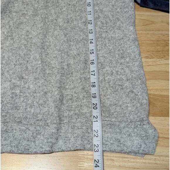 Hippie Rose Sweatshirt Pullover Hoodie Womens Large Blue Colorblock Super Soft - Picture 3 of 10